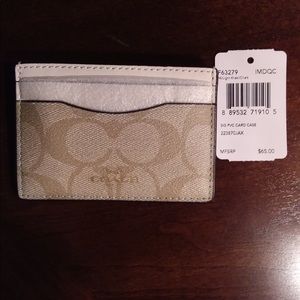 Authentic Coach Card Case